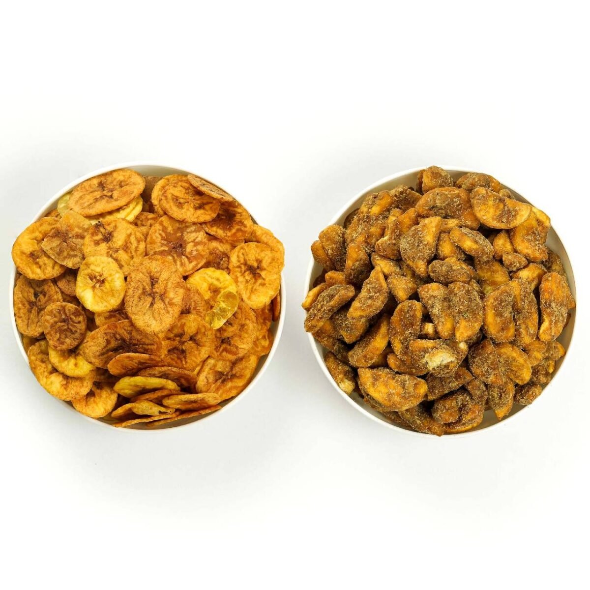 Kerala Sweet Banana chips 400g + Sharkara upperi 400g Combo - Image 1