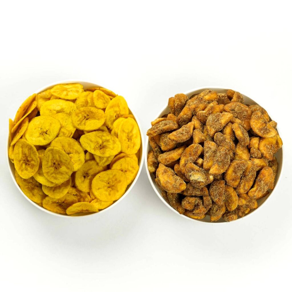 Fresh Kerala Jackfruit chips + Banana chips Combo Snack Factory Kerala