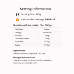 Kerala Sweet Banana Chips Stripes - Image 4