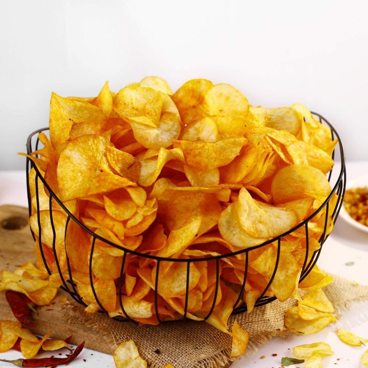 Kerala Tapioca Round Spicy Chips - Image 3