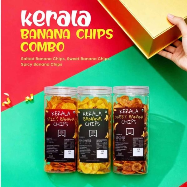 Kerala Banana Chips Combo (3 pack)